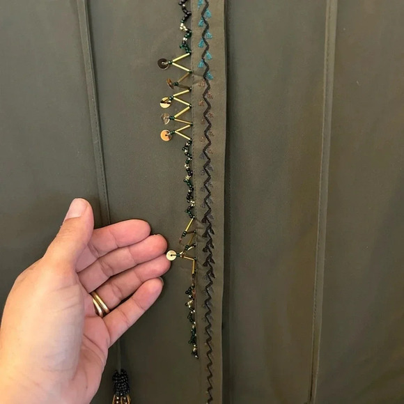 Kobi Halperin Women's Maeve Tie-Neck Silk Blouse - Picture 7 of 8